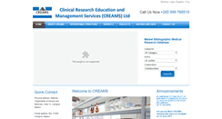Desktop Screenshot of creamsmw.com